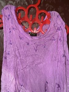 Purple Tie-Dye Dress