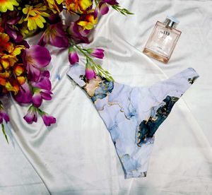 🇳🇿💫🎀Stylish Blue Marble Print Panty