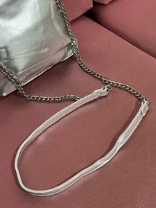 Chic Silver Mini Handbag