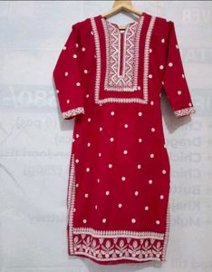 Red Kurta