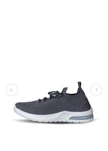 Stylish Grey Knit Sneakers