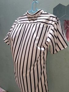 Men's Striped Short Sleeve Shirt