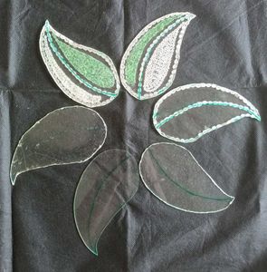 Handmade Acrylic Rangoli (Incomplete)