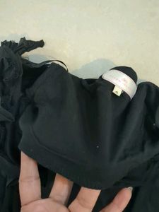 One - Shoulder Chic Black Party top