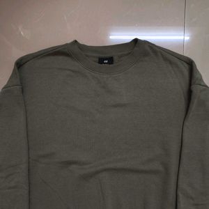 Olive Green H&amp;M Sweatshirt