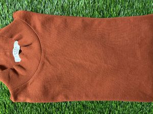 SALE! Price Dropped Rust Colour High Neck Top