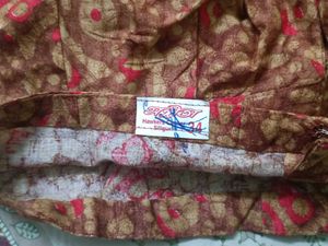 Red Border blouse