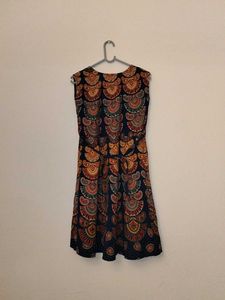 Mandala Peacock Print Dress
