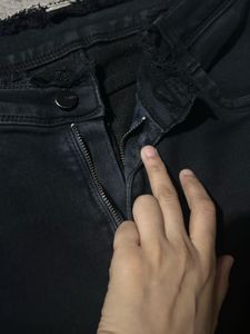 Black Skinny Denim Jeans | High Waist