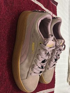 Puma Women's Pink/Lilac Frill Sneakers