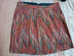 BOHI Bohemian Patchwork Mini Skirt