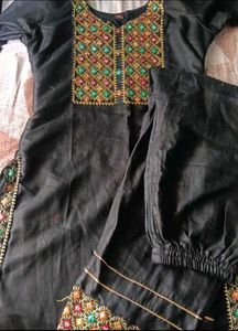 Black Kurta Set