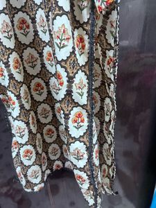 floral print kurta with salwar