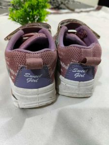 Cute Girls Pink &amp; Purple Sneakers