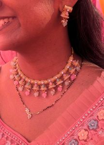 Elegant Gold-Toned Jewellery Set