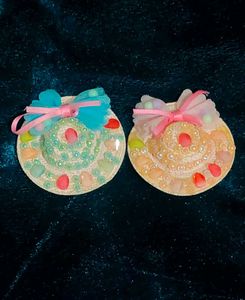 Cute Handmade Hair Clips (Set of 2)