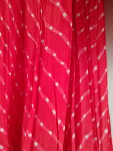 New Red Full Length Dupatta