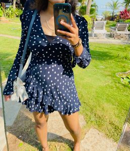Polka Dot Wrap Dress