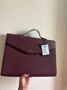 Miraggio Burgundy Handbag