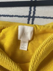 Yellow Bodycon Mini Dress