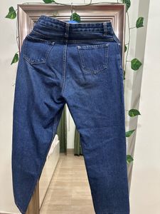 Stylish Ripped Blue Denim Jeans