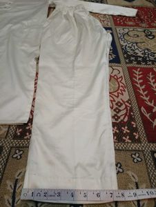 Men's White Kurta Pajama Set