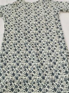 Floral Print Cotton Kurta