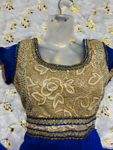 Royal Blue Anarkali Gown
