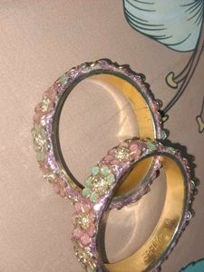 Elegant Floral Bangles