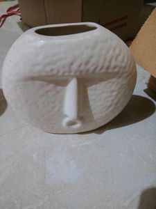 Unique Face Ceramic Vase