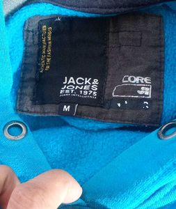 Vtg Blue "Low Rider" Graphic Hoodie