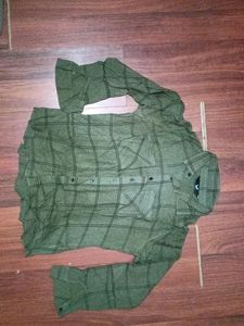 Olive Green Women Formal Shirt