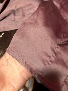 Elegant Satin Drawstring Top