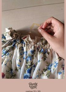 Floral Off-Shoulder Peplum Top