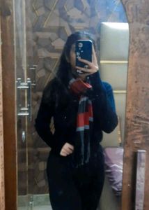 ​Classic Plaid Fringe Winter Scarf