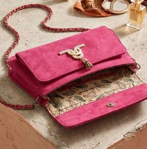 Vibrant Pink Clutch Bag with free shipping
