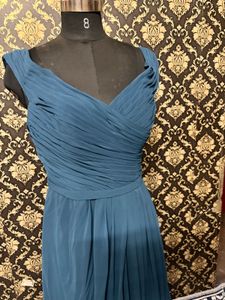 Elegant Teal Evening Gown
