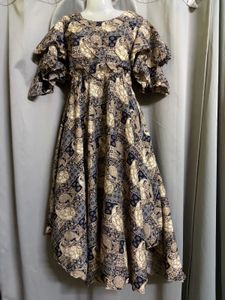 Boho Paisley Print Midi Dress