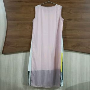 White Sleeveless Kurta By W