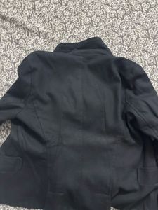 short Black blazer jacket