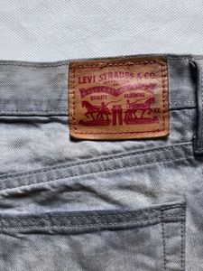 Gray Denim Shorts(A Slight stain on some part)