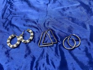 Assorted Hoop Earrings Set