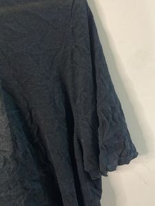 Black Sheer Cropped Cardigan