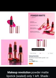 Makeup Revolution Powder Matte Lipstick 1pc