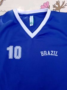 Brazil National Team Soccer Jersey 10