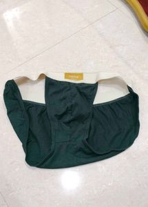 Men's Black Cotton Briefs