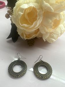 Vintage Round Hoop Earrings