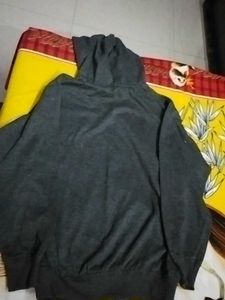 Stylish Grey Zip-Up Hoodie