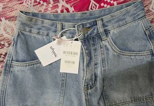 URBANIC Wide Leg Cargo Jeans
