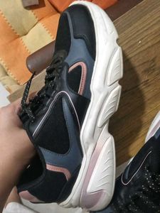 Stylish Black Sneakers